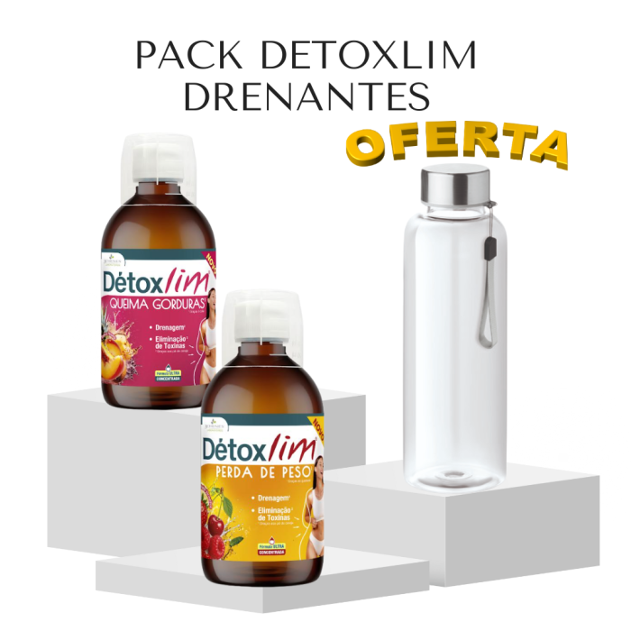 PACK DETOXLIM PARA ADELGAZAR 500 ML + QUEMADOR DE GRASA 500 ML