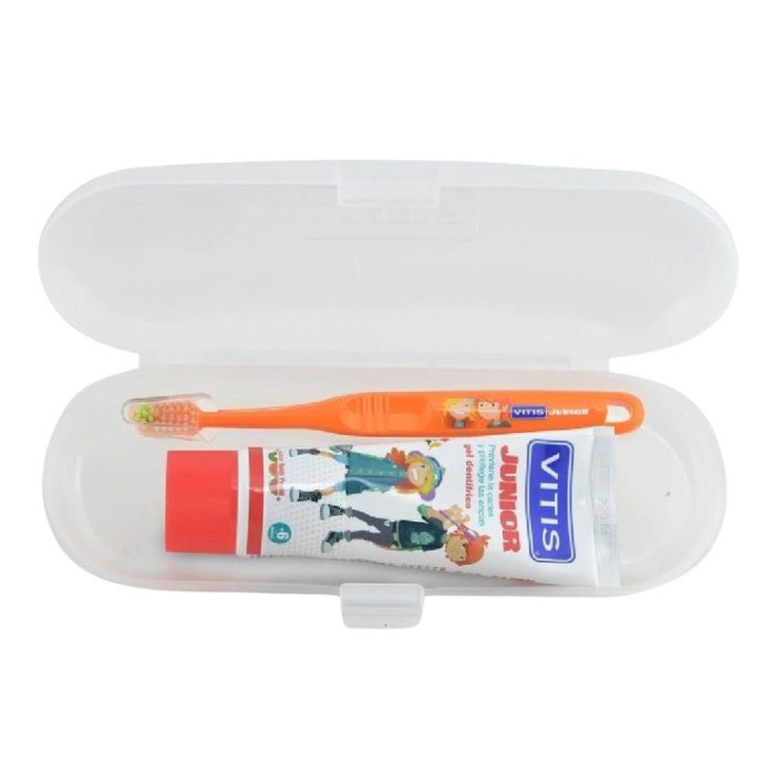 VITIS JUNIOR PACK CEPILLO + PASTA DENTAL 50ML ESTUCHE GRATIS