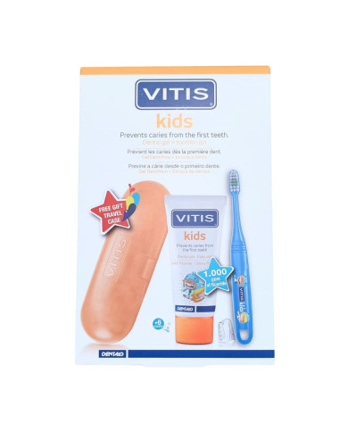 VITIS KIDS PACK CEPILLO + PASTA DENTAL 50ML ESTUCHE GRATIS