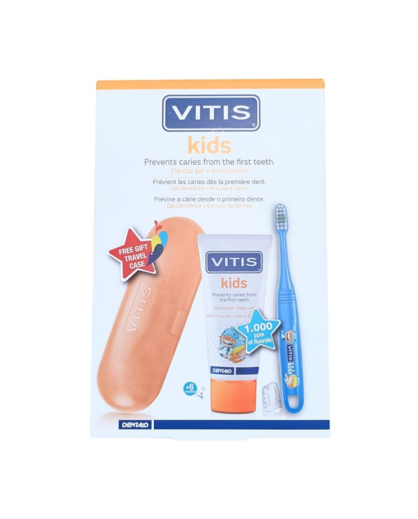 VITIS KIDS PACK CEPILLO + PASTA DENTAL 50ML ESTUCHE GRATIS