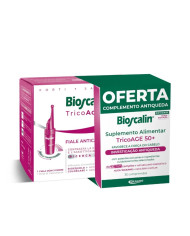 BIOSCALIN TRICOAGE 50+ 10 AMPOLAS + OFERTA 30 COMPRIMIDOS