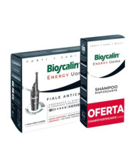 Tratamiento anticaída Bioscalin Energy para hombre - 3,5 ml (10 ampollas) + Champú de regalo - 200 ml