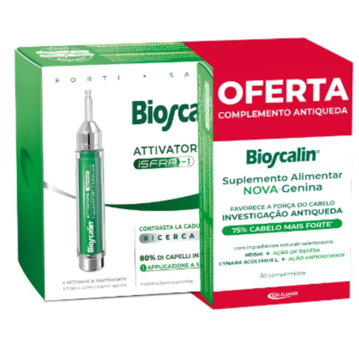 AMPOLLA ACTIVADOR CAPILAR BIOSCALIN 10ML + 30 COMPRIMIDOS GRATIS