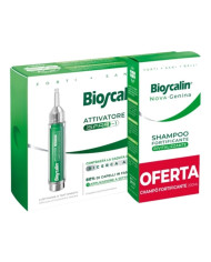 BIOSCALIN ATIVADOR CAPILAR AMPOLA 10ML + NOVAGENINA CHAMPÔ REVITALIZANTE 200ML
