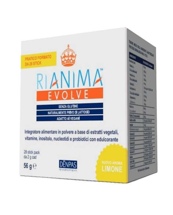 RIANIMA EVOLVE SABOR LIMÓN 28 STICKS
