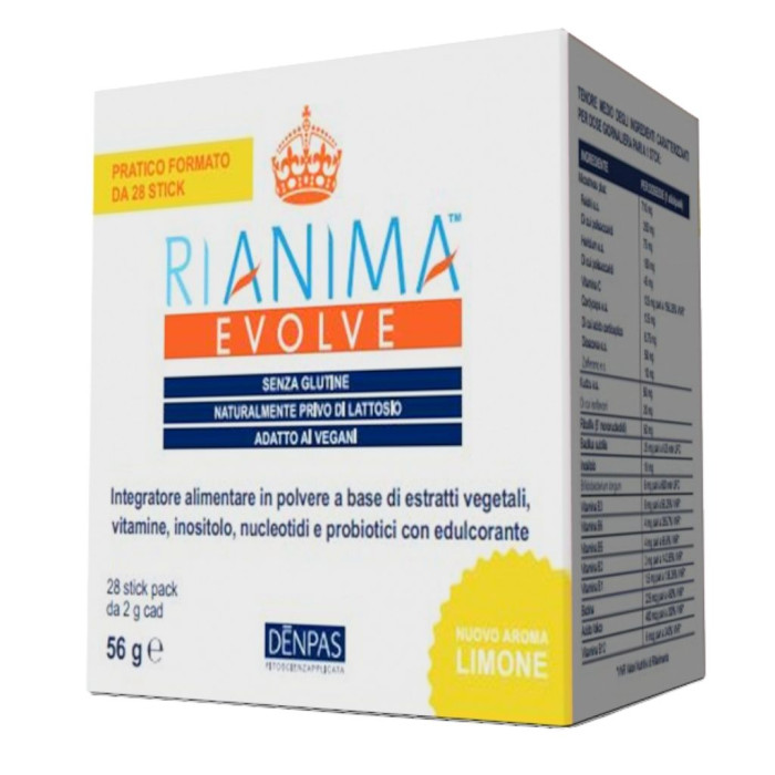 RIANIMA EVOLVE SABOR LIMÓN 28 STICKS