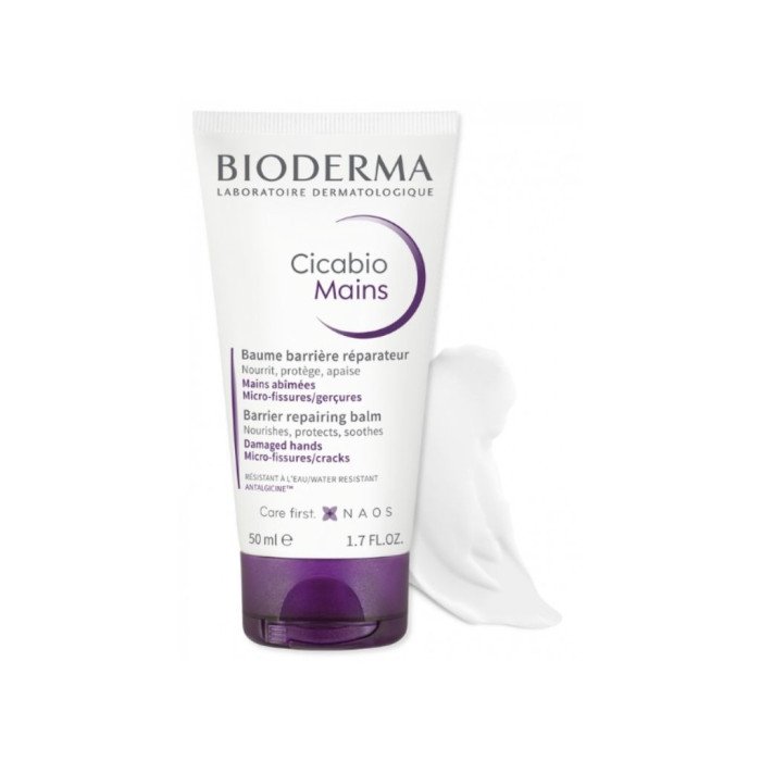 BIODERMA CICABIO BÁLSAMO REPARADOR MÃOS 50ML