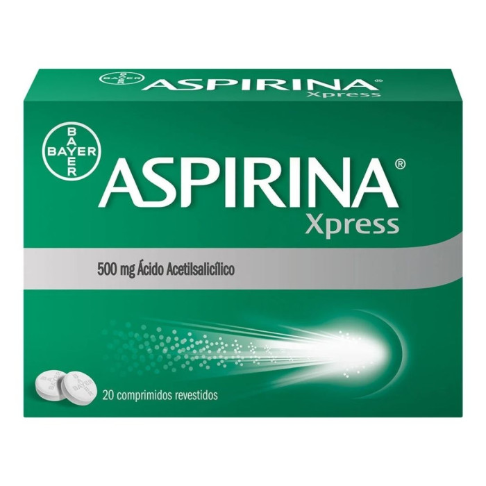 Aspirina Xpress 500mg 20 comprimidos