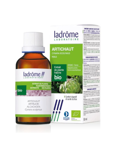 EXTRATO ALCACHOFRA CYNARA SCOLYMUS BIO 50ML LADROME