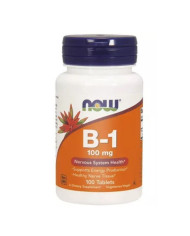 NOW Vitamina B-1 100 mg - 100 comprimidos