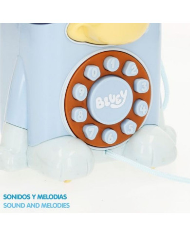 BLUEY TELEFONE INTERATIVO LUZES E SONS 18M+