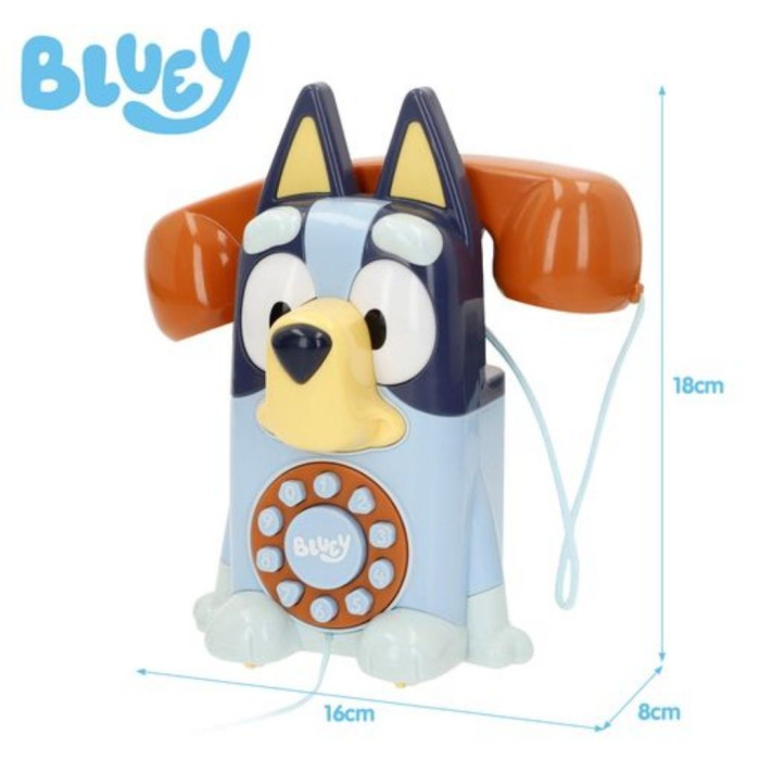 BLUEY TELEFONE INTERATIVO LUZES E SONS 18M+