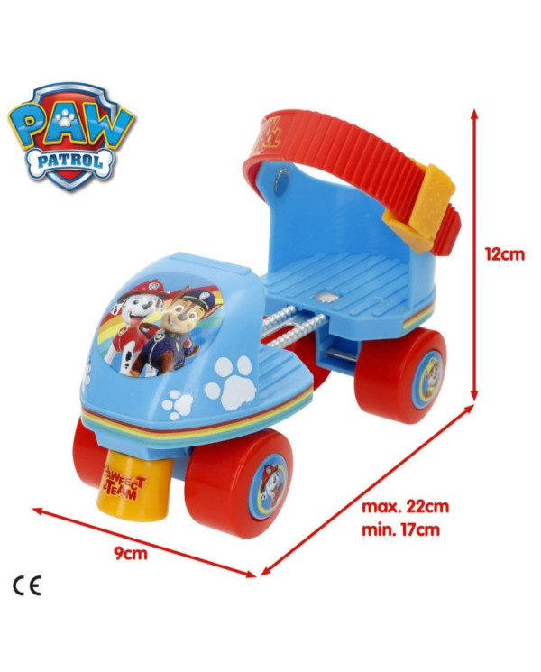 PATRULHA PATA PATINS DE 4 RODAS MAX 20 KG +3 ANOS AJUSTÁVEL