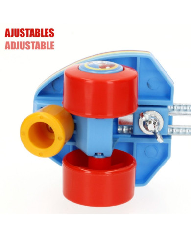 PATRULHA PATA PATINS DE 4 RODAS MAX 20 KG +3 ANOS AJUSTÁVEL