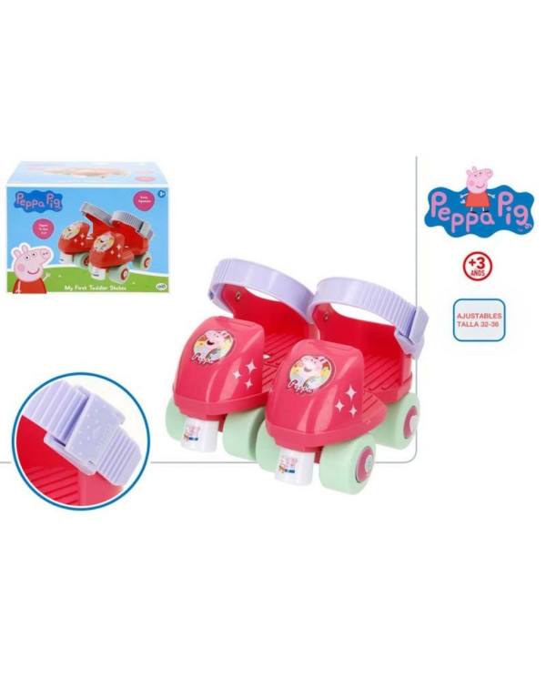 PEPPA PIG PATINES 4 RUEDAS MAX 20 KG +3 AÑOS AJUSTABLES