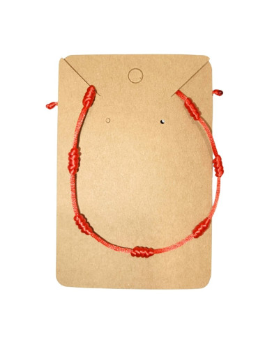 Pulseira dos 7 nós Vermelha - 1 Unid