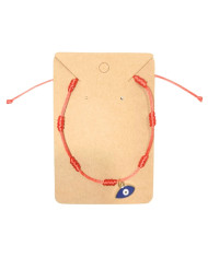 PULSEIRA 7 NÓS VERMELHA COM OLHO TURCO