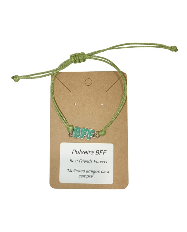 PULSERA BFF "MEJORES AMIGAS PARA SIEMPRE" 1 UNIDAD
