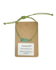 PULSEIRA AJUSTÁVEL  BFF "BEST FRIENDS FOREVER" 1 UNID