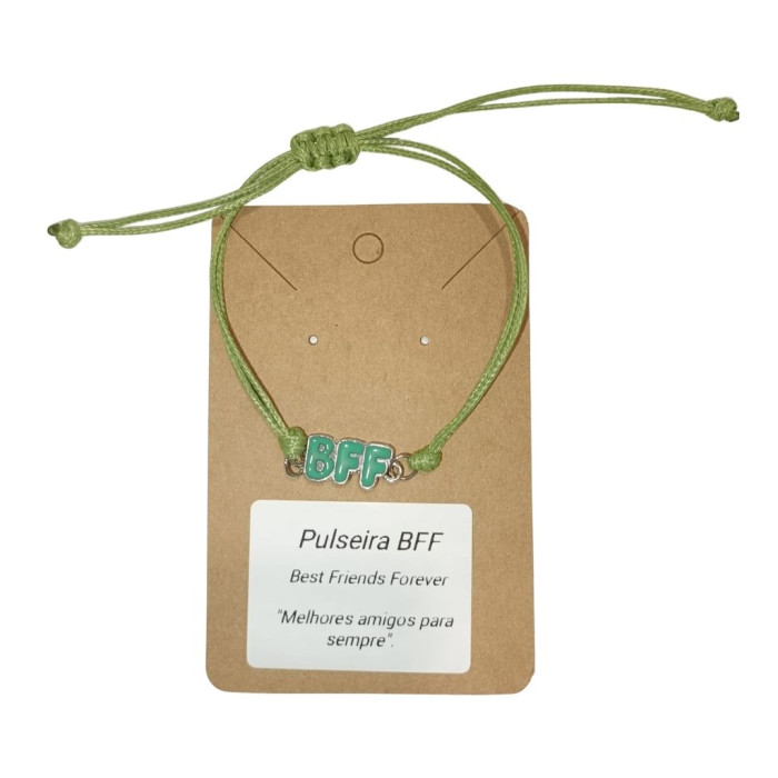 PULSERA BFF "MEJORES AMIGAS PARA SIEMPRE" 1 UNIDAD