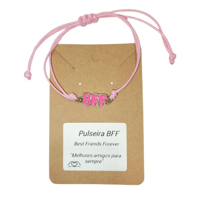 PULSERA BFF "MEJORES AMIGAS PARA SIEMPRE" 1 UNIDAD