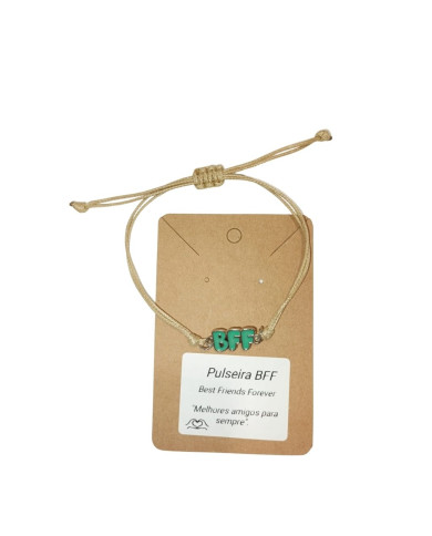 PULSERA BFF "MEJORES AMIGAS PARA SIEMPRE" 1 UNIDAD
