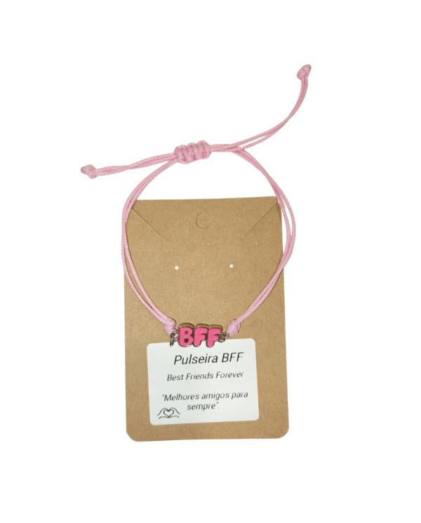 PULSEIRA AJUSTÁVEL  BFF "BEST FRIENDS FOREVER" 1 UNID