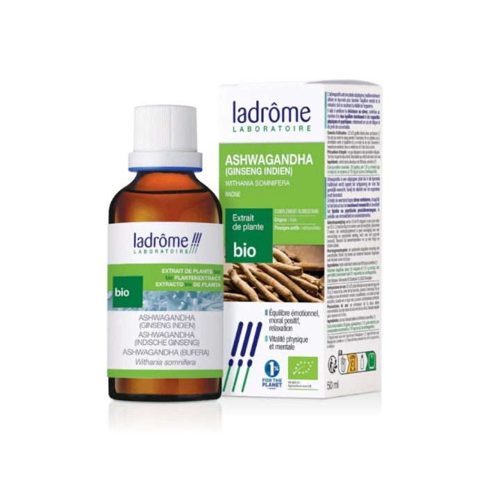 EXTRACTO DE ASHWAGANDHA - GINSENG INDIO ORGÁNICO 50ML LADROME
