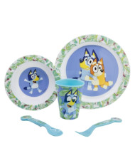 BLUEY CONJUNTO REFEIÇÃO 5 PEÇAS