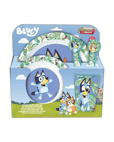 BLUEY CONJUNTO REFEIÇÃO 5 PEÇAS