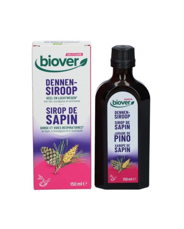XAROPE DE SAPIN BIOVER 150ML GARGANTA E VIAS RESPIRATÓRIAS