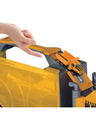 GIROS 2 EM 1 CAMIÃO CONSTRUÇÃO E CONTENTOR C/ VEICULOS E PISTA