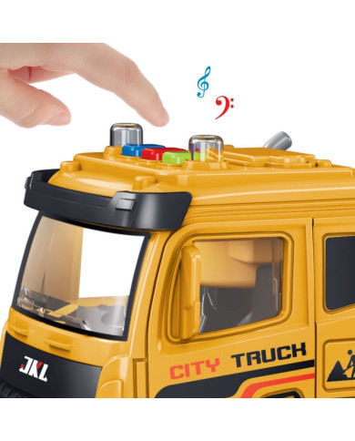 Remolque de transporte de excavadora 2 en 1 con luces y sonido