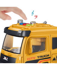 Remolque de transporte de excavadora 2 en 1 con luces y sonido