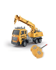 CAMIÃO GRUA 1:16 COM R/C 6 FUNÇÕES E LUZES