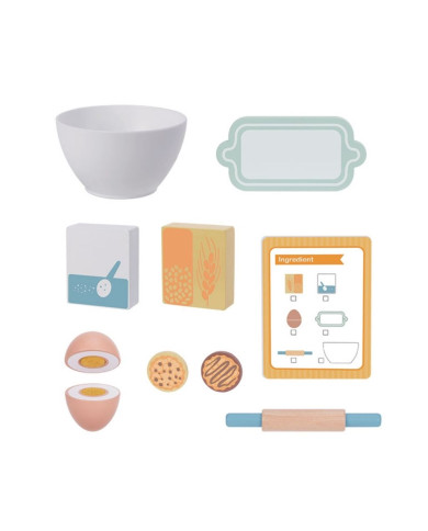 SET BATEDEIRA EM MADEIRA 11 PEÇAS 3+ ANOS