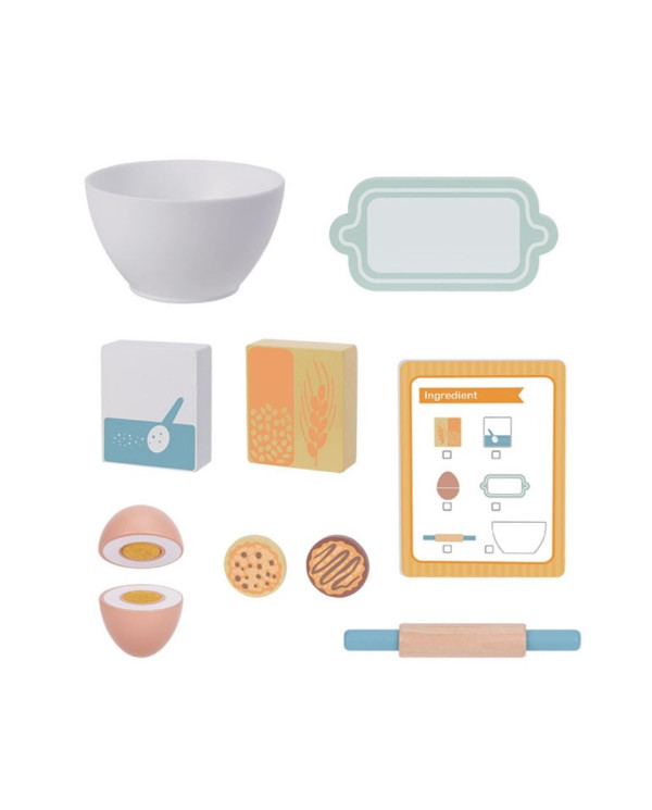 SET BATEDEIRA EM MADEIRA 11 PEÇAS 3+ ANOS