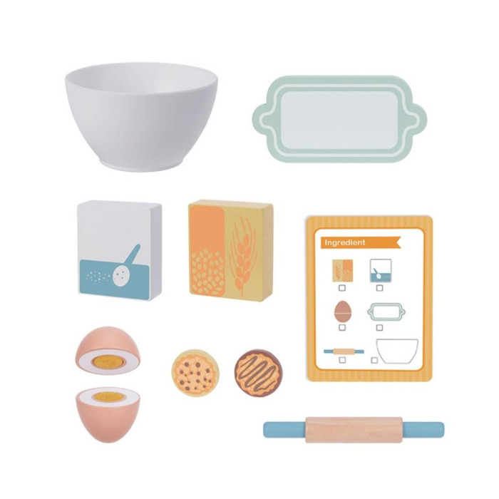 SET BATEDEIRA EM MADEIRA 11 PEÇAS 3+ ANOS