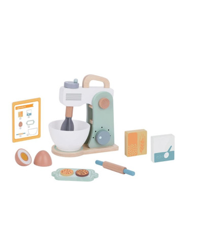 JUEGO BATIDORA DE MADERA 11 PIEZAS +3 AÑOS