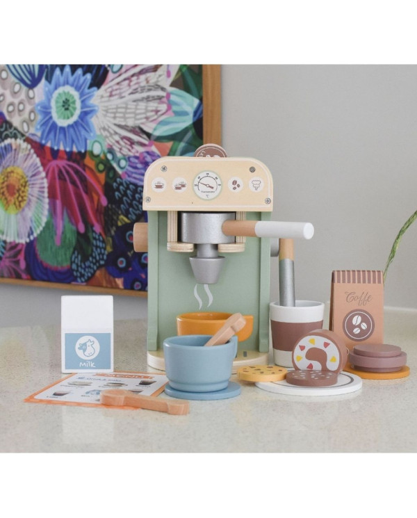 JUEGO DE CAFETERÍA DE MADERA 25 PIEZAS 3+