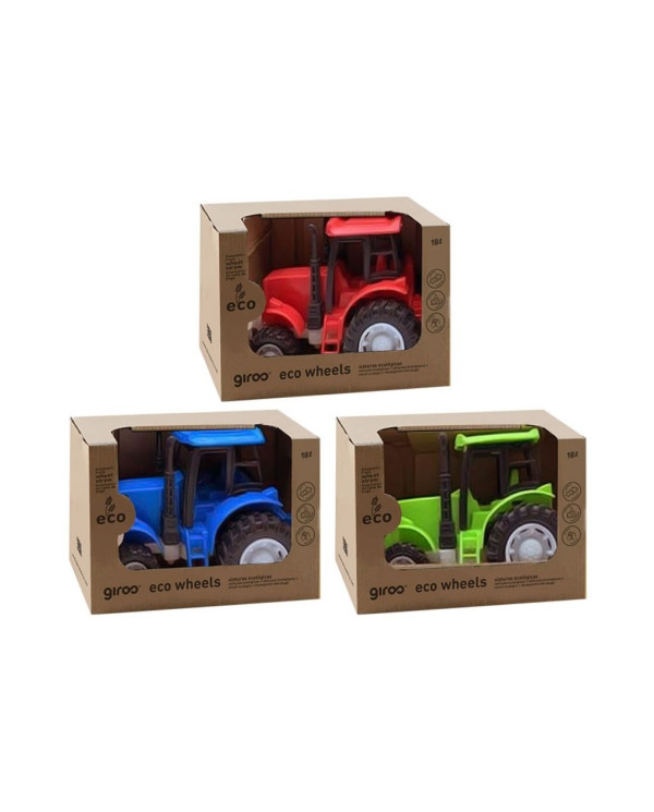 ECO TRATOR RODA LIVRE 10CM SORTIDO GIROS