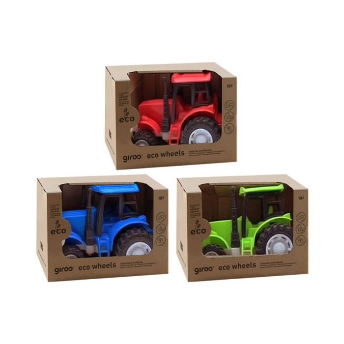 TRACTOR ECOLÓGICO RUEDA LIBRE 10 CM ENVIO ALEATÓRIO