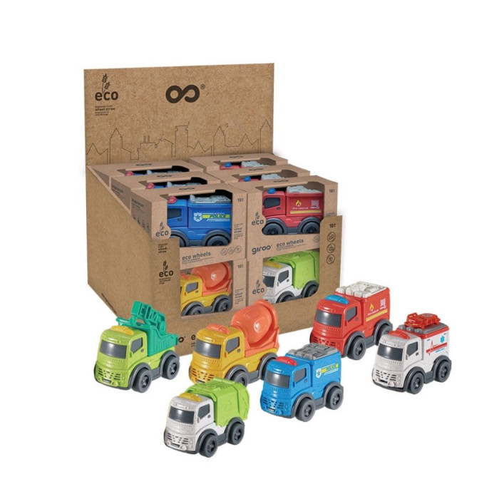 ECO CAMIÃO URBANO 8CM GIROS SORTIDO