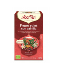 TÉ YOGI BIO DE FRUTOS ROJOS Y VAINILLA 17 SOBRES