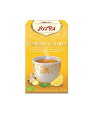 TÉ YOGI DE JENGIBRE Y LIMÓN, TÉ ORGÁNICO, 17 SOBRES