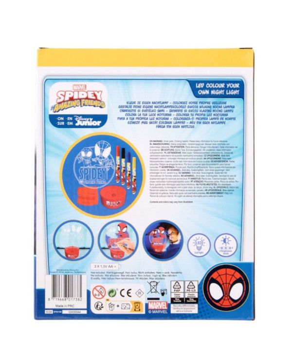SPIDEY CANDEEIRO LED PARA PINTAR DIY