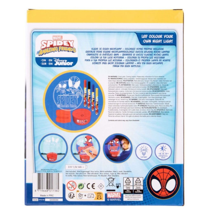 SPIDEY CANDEEIRO LED PARA PINTAR DIY