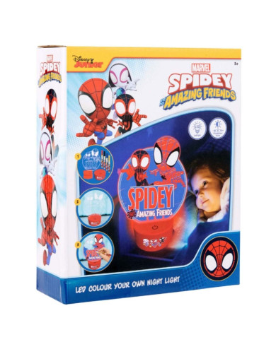SPIDEY CANDEEIRO LED PARA PINTAR DIY