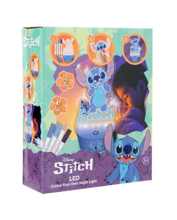 STITCH CANDEEIRO LED PARA PINTAR DIY