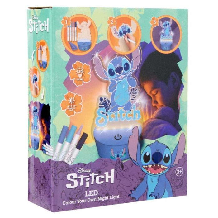 Lámpara LED DIY Stitch para pintar